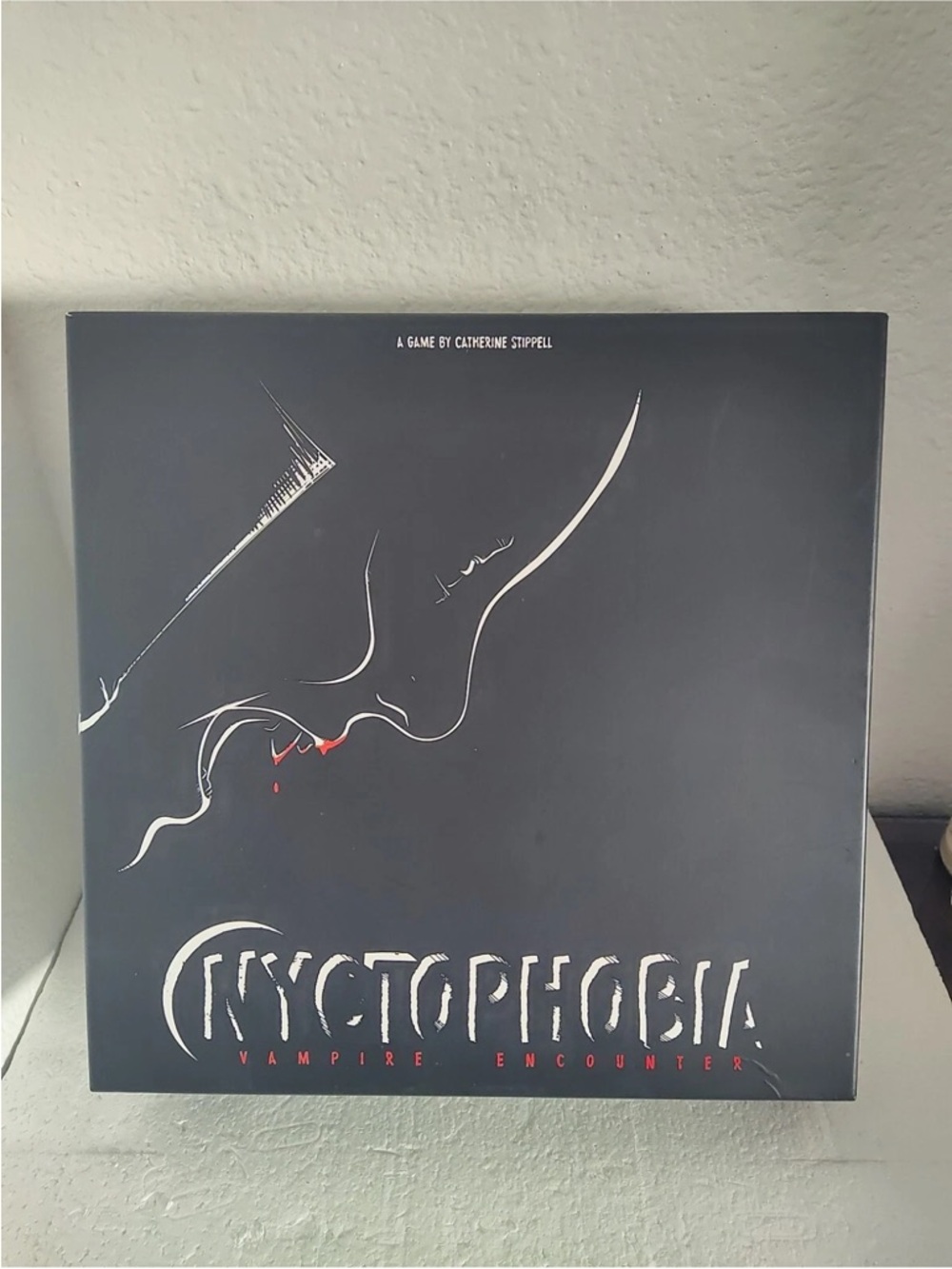 NYCTOPHOBIA Vampire Encounter Board Game - Black with Red Accents